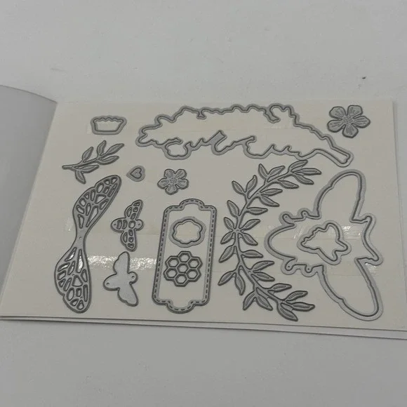 Stampin Up Queen Bee Stamp Set & Dies Birthday Crown Happy Flower Bee Beloved